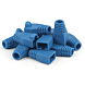 DANICOM protetor de cabo RJ45 azul grande - 10 unidades