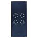 Pacote de ventiladores com 4 ventiladores e termostato adequado para armários de servidores verticais com profundidade de 1200 mm