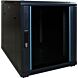 Caixa para mini servidor 12U com porta de vidro 600x800x720mm (LxPxA)