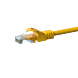 Cabo de rede CAT6 UTP de 15 m amarelo - CCA