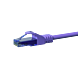 Cabo de rede UTP CAT6a de 15 m em roxo - 100% cobre