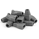 DANICOM protetor de cabo RJ45 cinza grande - 10 unidades