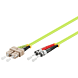 Cabo de fibra ótica SC-ST OM5 (otimizado para laser) 20m