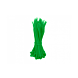 Abraçadeiras de nylon verdes de 200 mm - embalagem de 100 unidades