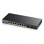 Switch PoE+ gerenciável inteligente Zyxel GS1900 de 8 portas
