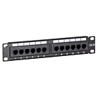 Painel de ligação UTP CAT5e de 10 polegadas - 12 portas