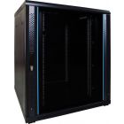 Armário para servidor 18U com porta de vidro 800x800x1000mm (LxPxA)