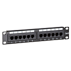 Painel de ligação CAT6 UTP de 10 polegadas - 12 portas