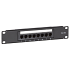 Painel de ligação UTP CAT5e de 10 polegadas - 8 portas