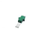 Acoplamento monomodo LC-LC duplex verde