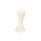 Abraçadeiras em nylon de 100 mm na cor natural - 100 unidades