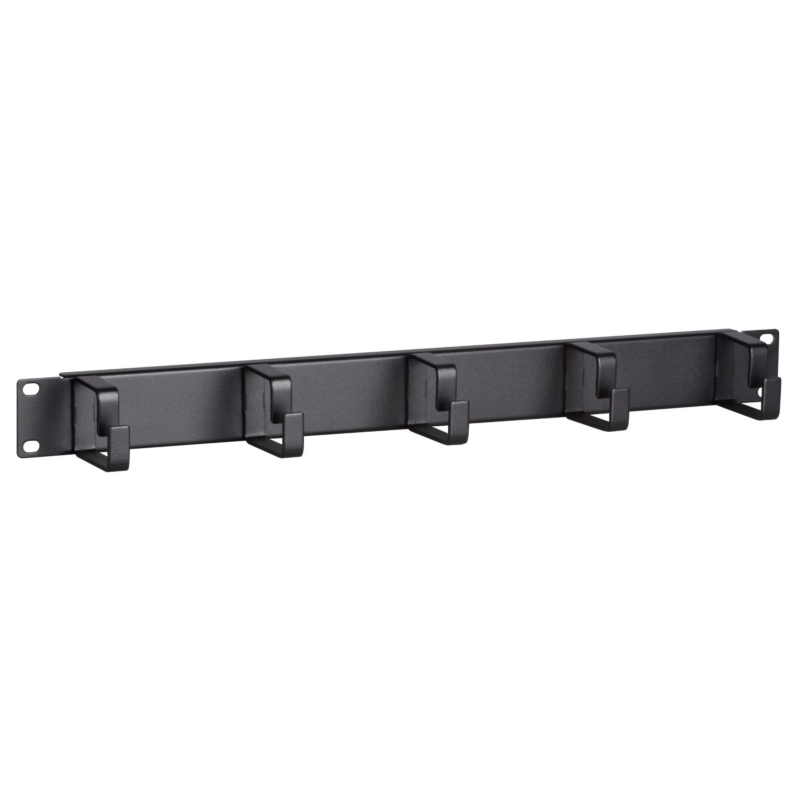 Suporte de cabo de metal de 19 polegadas 1U