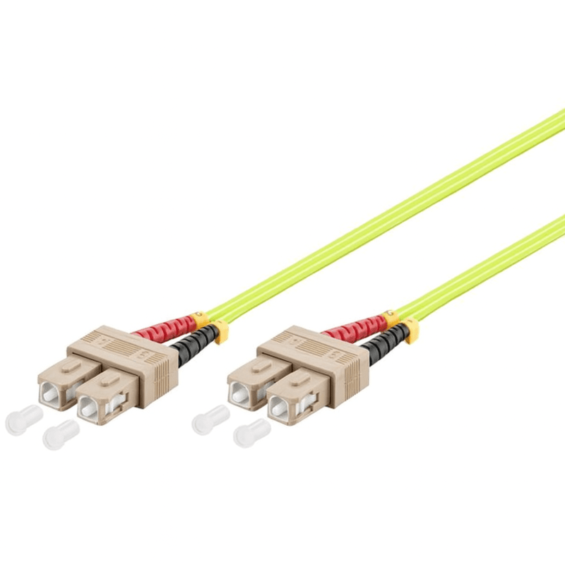 Cabo de fibra ótica SC-SC OM5 (otimizado para laser) 5m