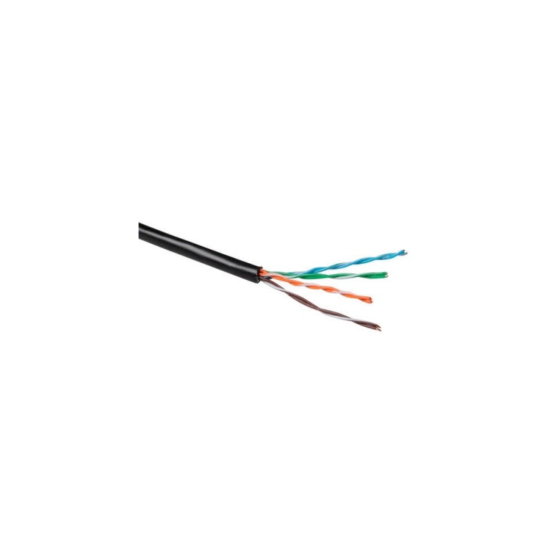 Cabo de rede Belden 7965EPE Cat6 UTP para exterior, rígido, 100 m, 100% cobre.