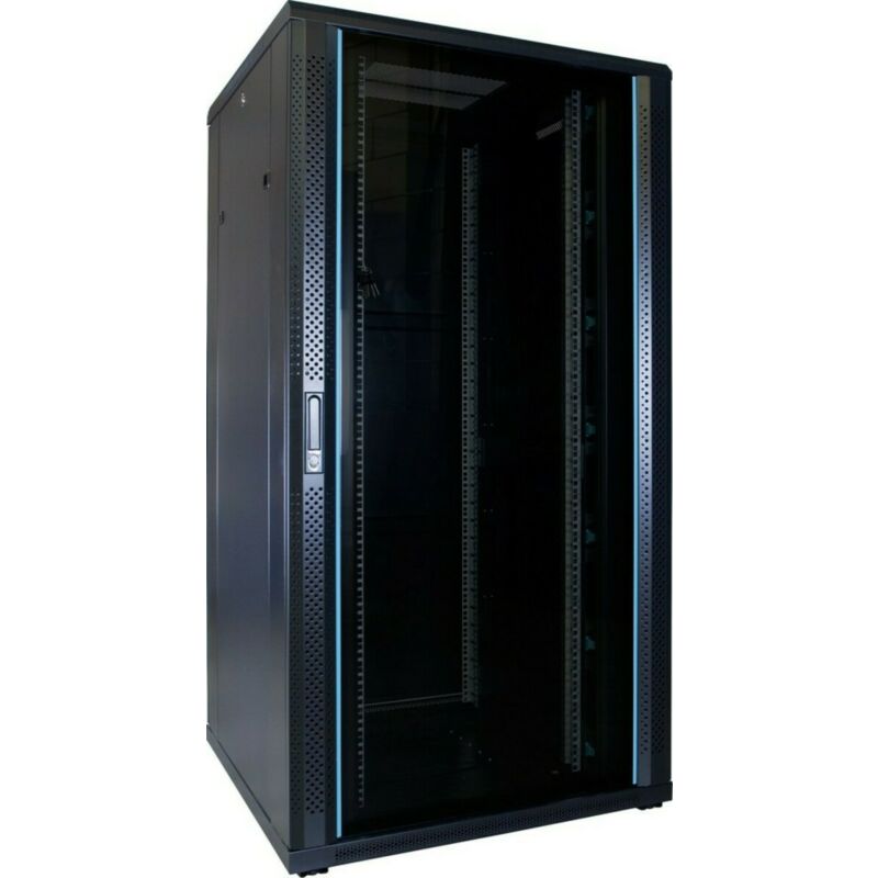 Armário para servidor 32U com porta de vidro 800x800x1600mm (LxPxA)