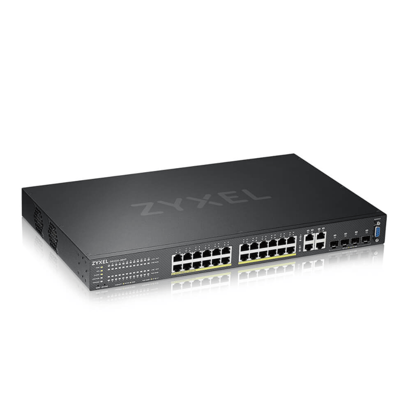 Switch PoE+ gerido Zyxel GS2220 de 28 portas