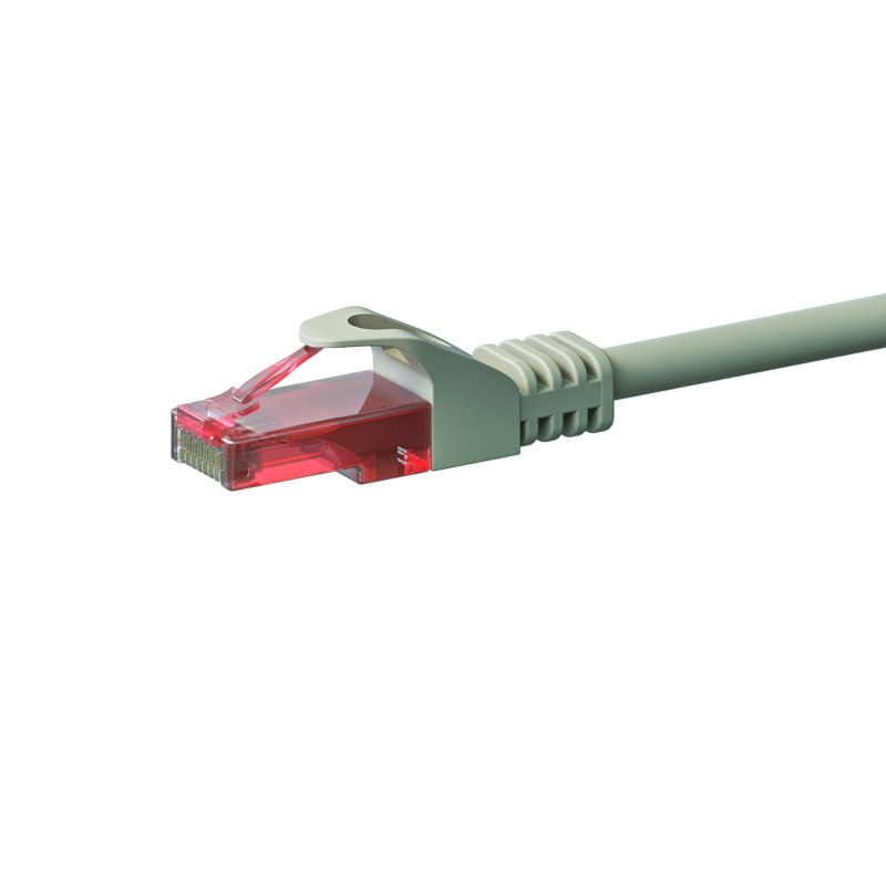 Cabo de rede UTP CAT6 de 0,15 m cinzento - 100% cobre