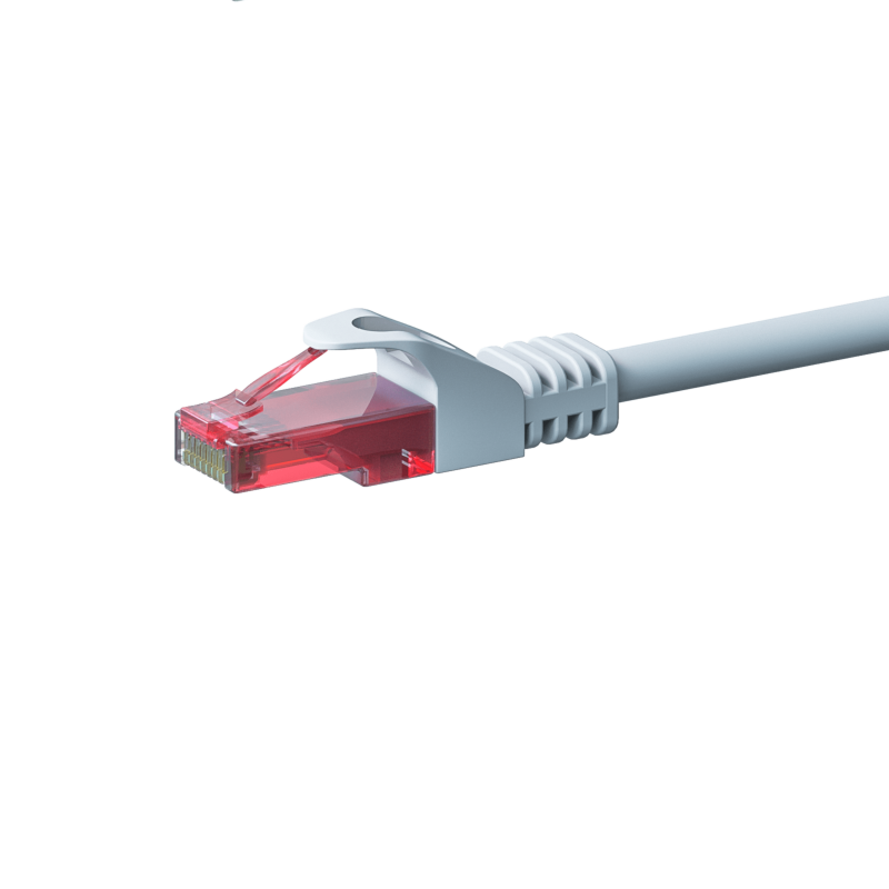 Cabo de rede UTP CAT6 de 7,5 m branco - 100% cobre