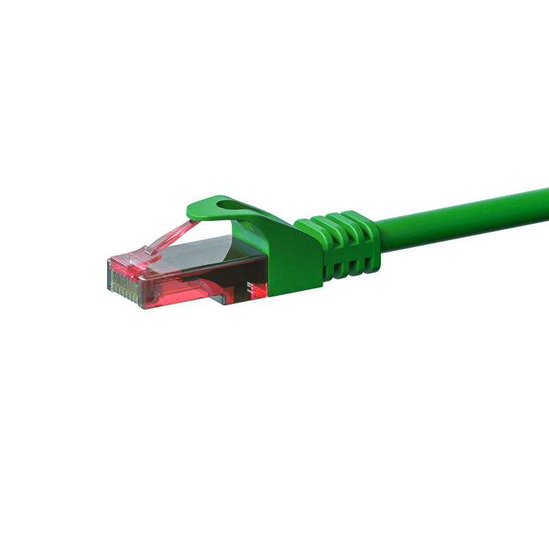 Cabo de rede UTP CAT6 de 0,15 m verde - 100% cobre