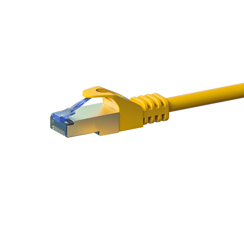 Cabo de rede CAT6a S/FTP (PIMF) de 10 m, amarelo