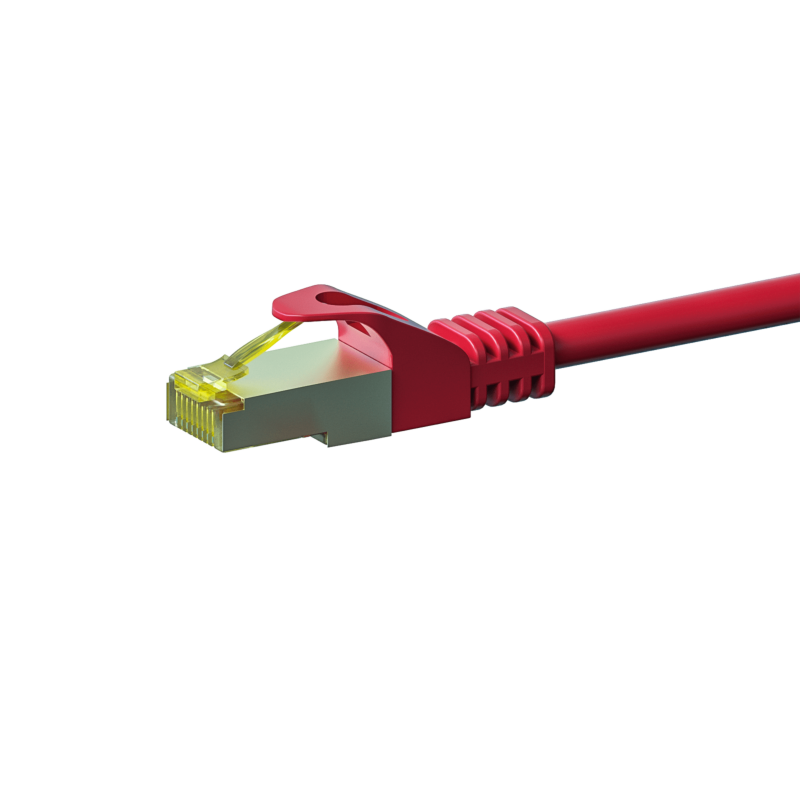 Cabo de rede Cat7 S/FTP (PIMF) de 20 m vermelho