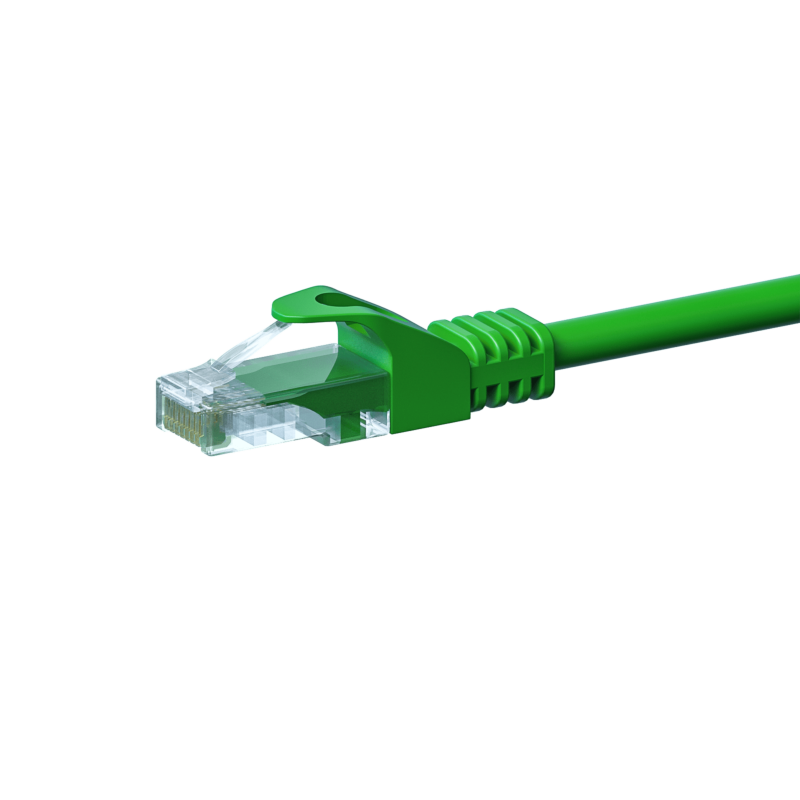 Cabo de rede CAT5e UTP de 15 m verde - CCA