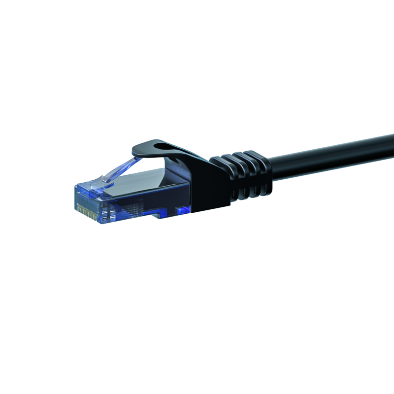 Cabo de rede UTP CAT6a de 30 m, preto - 100% cobre