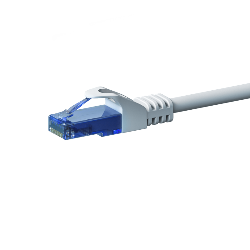 Cabo de rede UTP CAT6a de 0,15 m branco - 100% cobre