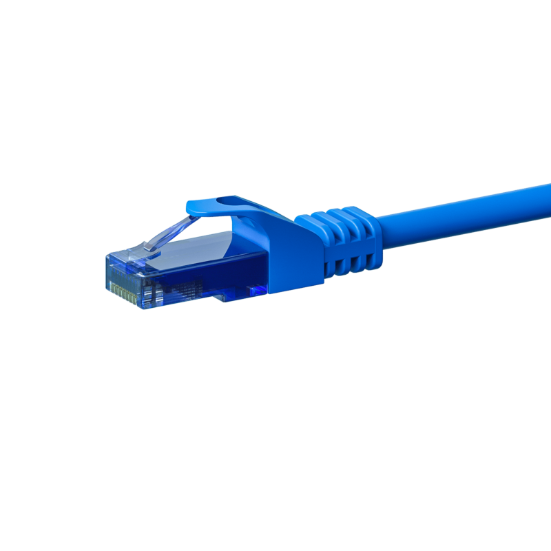 Cabo de rede UTP CAT6a de 20 m azul - 100% cobre