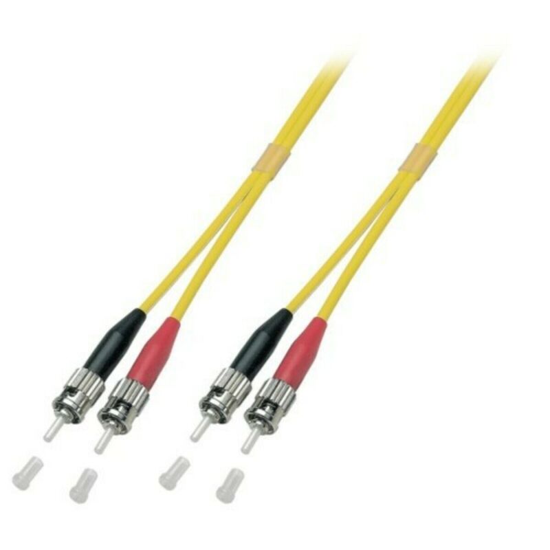 Cabo de fibra ótica duplex OS2 ST-ST 3m