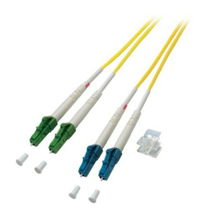 Cabo de fibra ótica duplex OS2 LC/APC-LC 5m