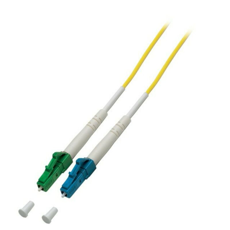Cabo de fibra ótica simplex OS2 LC/APC-LC 1m