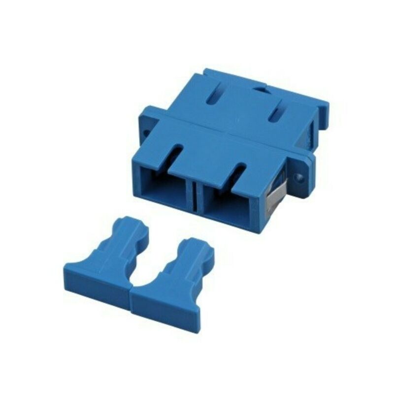 Acoplamento de modo único SC-SC duplex azul