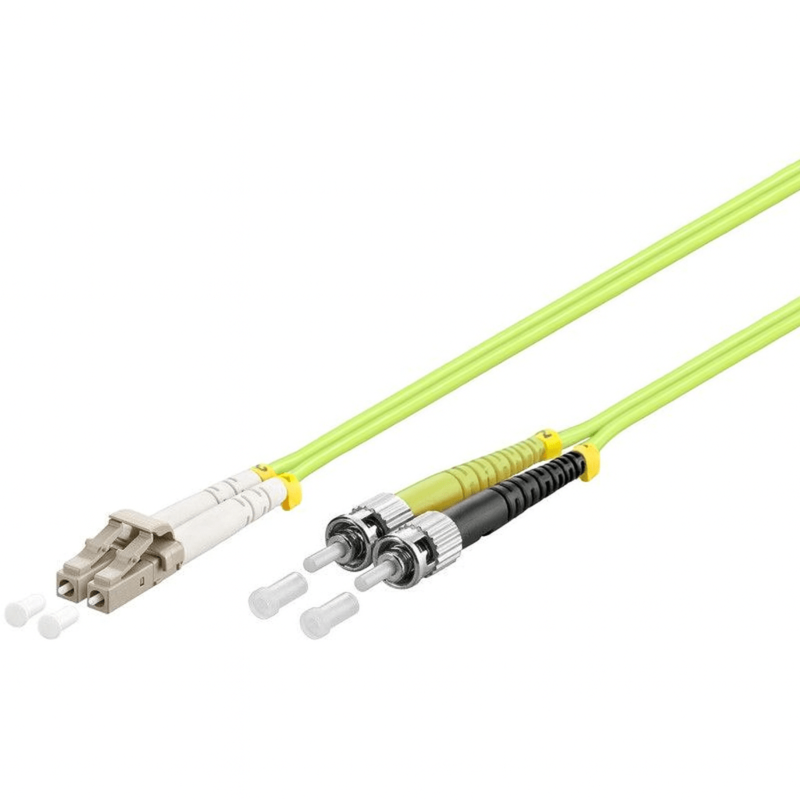 Cabo de fibra ótica LC-ST OM5 (otimizado para laser) 10m