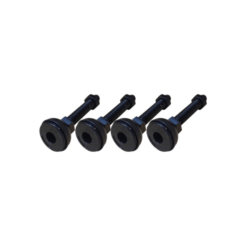 Conjunto de pés ajustáveis para todos os armários de servidores.