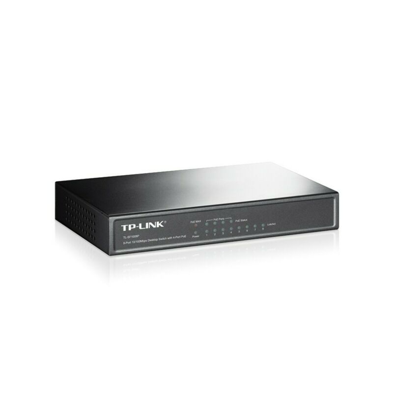 Switch PoE não gerido TP-Link SF1008P de 8 portas