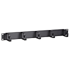 Suporte de cabo de metal de 19 polegadas 1U