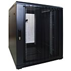 Armário para servidor 18U com porta perfurada 800x1000x1000mm (LxPxA)