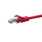 Cabo de rede CAT5e UTP vermelho de 3 m - CCA