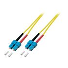 Cabo de fibra ótica duplex OS2 SC-SC 7,50m