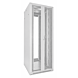 Armário de servidor branco 47U com portas duplas perfuradas na frente e atrás 800x800x2200mm (LxPxA)