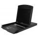 Consola KVM de 19 polegadas com teclado QWERTY integrado, USB e PS/2.