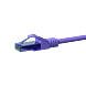 Cabo de rede UTP CAT6a de 5 m em roxo - 100% cobre