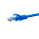 Cabo de rede UTP CAT5e de 2 m azul - 100% cobre