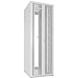 Armário de servidor branco 47U com portas duplas perfuradas na frente e atrás 800x1000x2200mm (LxPxA)