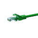 Cabo de rede UTP CAT5e de 7,5 m verde - 100% cobre