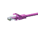 Cabo de rede UTP CAT5e de 0,25 m rosa - 100% cobre