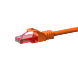 Cabo de rede UTP CAT6 de 50 m, cor de laranja - 100% cobre