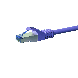 Cabo de rede CAT6a S/FTP (PIMF) de 20 m em roxo
