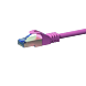 Cabo de rede CAT6a S/FTP (PIMF) de 3 m cor-de-rosa